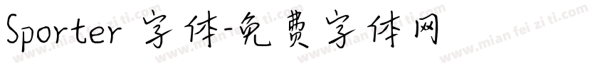 Sporter 字体字体转换